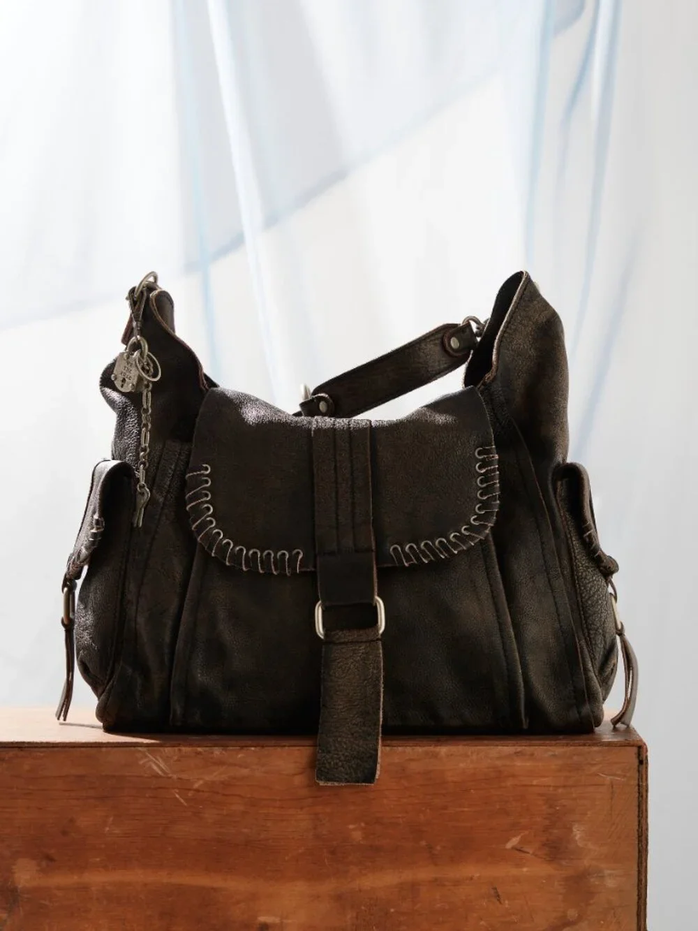 Free People spacious leather